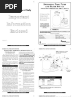 Download Pentair Sand Dollar Manual by Aquarama SN2197093 doc pdf