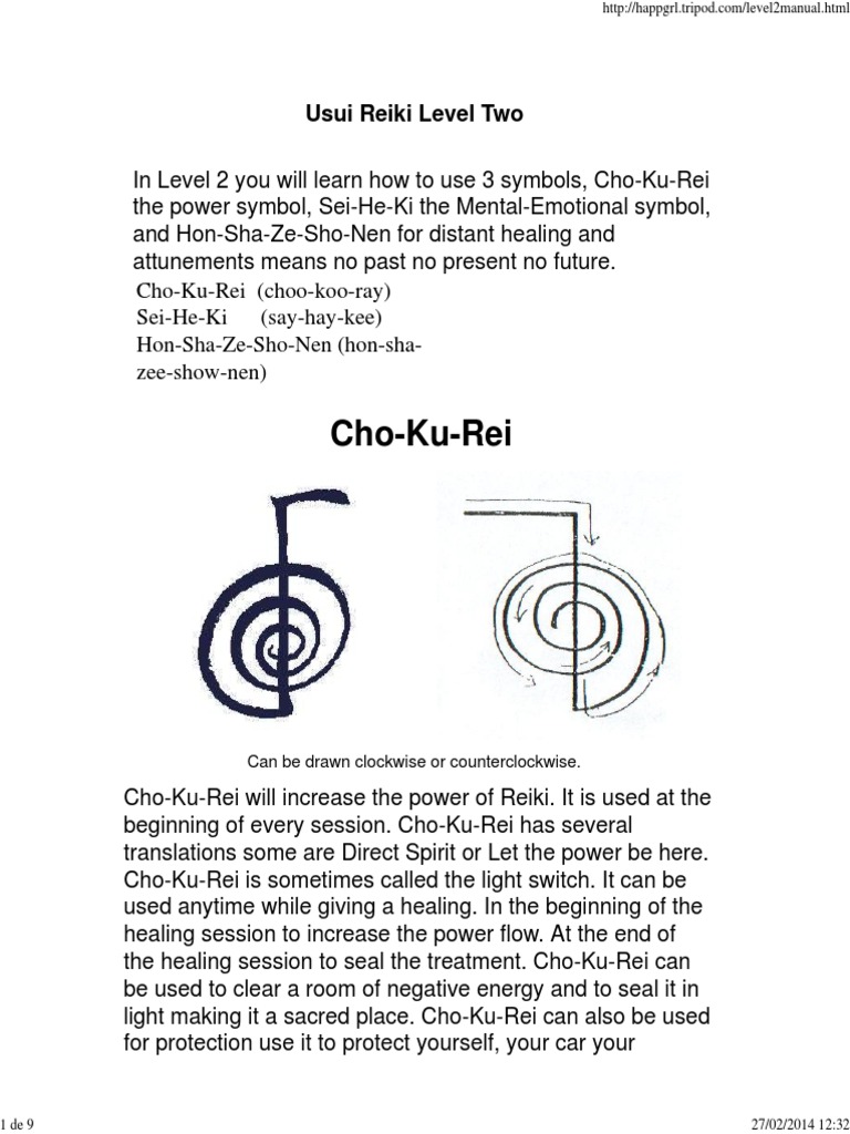Reiki Manual LVL 2 | PDF | Reiki | Meditation