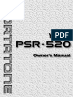 Manual Yamaha Psr520e