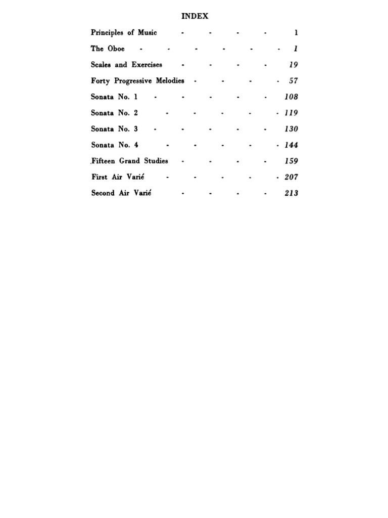 Ebook 40 progressive melodies oboe