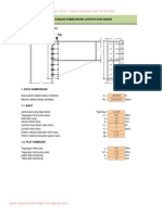 Perhitungan Sambungan Lentur Dan Geser Baja