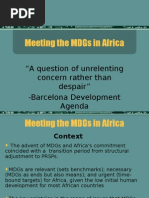 Download Meeting the MDGs in Africa UN ECA MDG presentationppt by development4all SN2197353 doc pdf