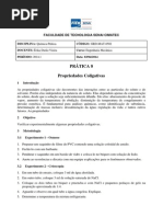 Prática 8 - EME 2014.1 - Propriedades Coligativas