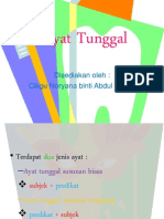 Ayat Tunggal