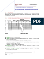 Lectura 02: Distribuciones de Frecuencias Tema 4: Distribución de Frecuencias: Definición Y Clasificación