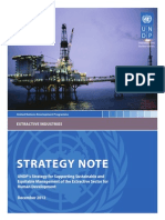 Strategy Note - Extractive Sector PNUD