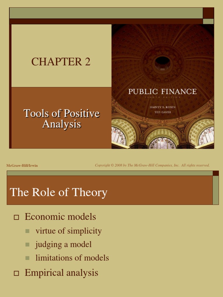 Tools of Positive Analysis: Mcgraw-Hill/Irwin | PDF
