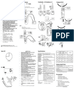 Fluke T5-600 / T5-1000 Electrical Tester Instruction Card