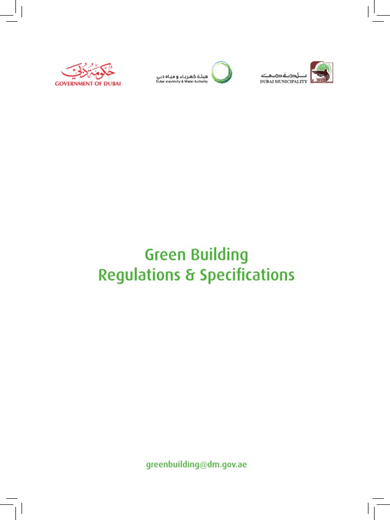 Dubai Municipality Regulations For Green Buildings PDF Air