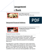 Cash Management of HSBC Bank: Integrated Payment Solutions