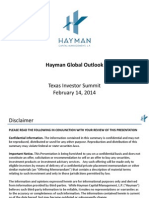 Kyle Bass Presentation Hayman Global Outlook Pitfalls and Opportunities For 2014