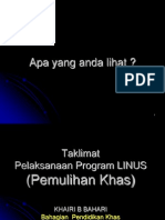 Panduan Pelaksanaan Program Pemulihan Khas LINUS T