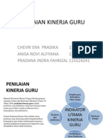 Penilaian Kinerja Guru Presentasi