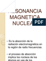 Resonancia Magnetica Nuclear
