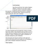 Exploring the Excel Interface