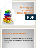 Writing A Book Reviewx