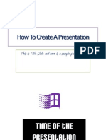 How to Create a Powerpoint Presentation 2010