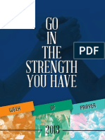 Go in the Strength You Have: Week of Prayer Focuses on Responding to God's Call