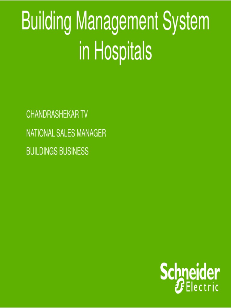 BMS in Hospitals Building Automation Security Alarm Free 30day