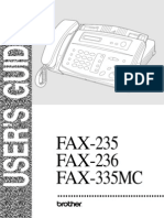 User Guide Brother Fax 236s
