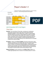 Player's Guide 1.1: List of Important NPC's by Region