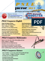 PSLE Conqueror 2014 (June Holiday Workshop)
