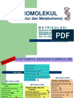 Kimia Organik BIOMOLEKUL Matrikulasi