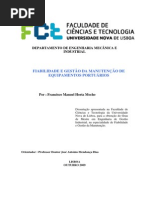 Fiabilidade e Gestão Da Manutenção de Equipamentos Portuarios