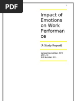 Download Impact of Emotions on Work Perfomance - Final by Sanjog Devrukhkar SN21981166 doc pdf