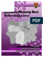 Buku Kecamatan Semarang Barat Dalam Angka 2010