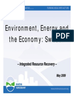Environment Energy and The Economy Sweden-Presentation To MV Board-2009!06!12