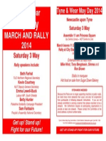 Tyne & Wear May Day 2014