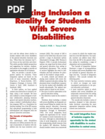 Inclusão Na Multidificiência