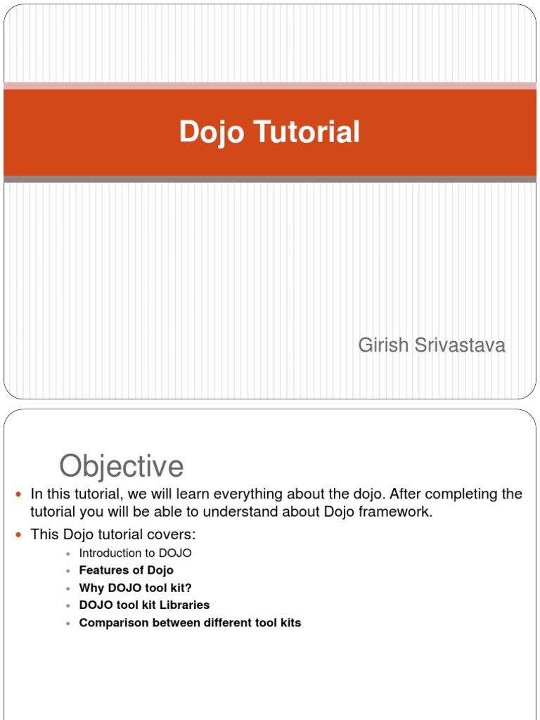 Dojo Tutorial | PDF | Computers