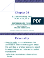 Externalities and Public Goods: Microeconomic Theory