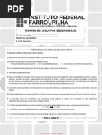 Prova Tecnico Em Assuntos Educacionais