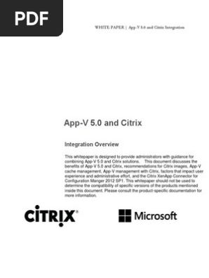 Appv 5.0 and citrix integration all about citrix login