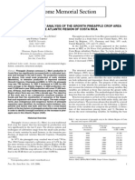 Prospective Impact Analysis of the Growth Pineapple Crop Area