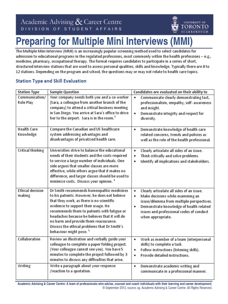 Preparingfor Mmi Health Care Medical