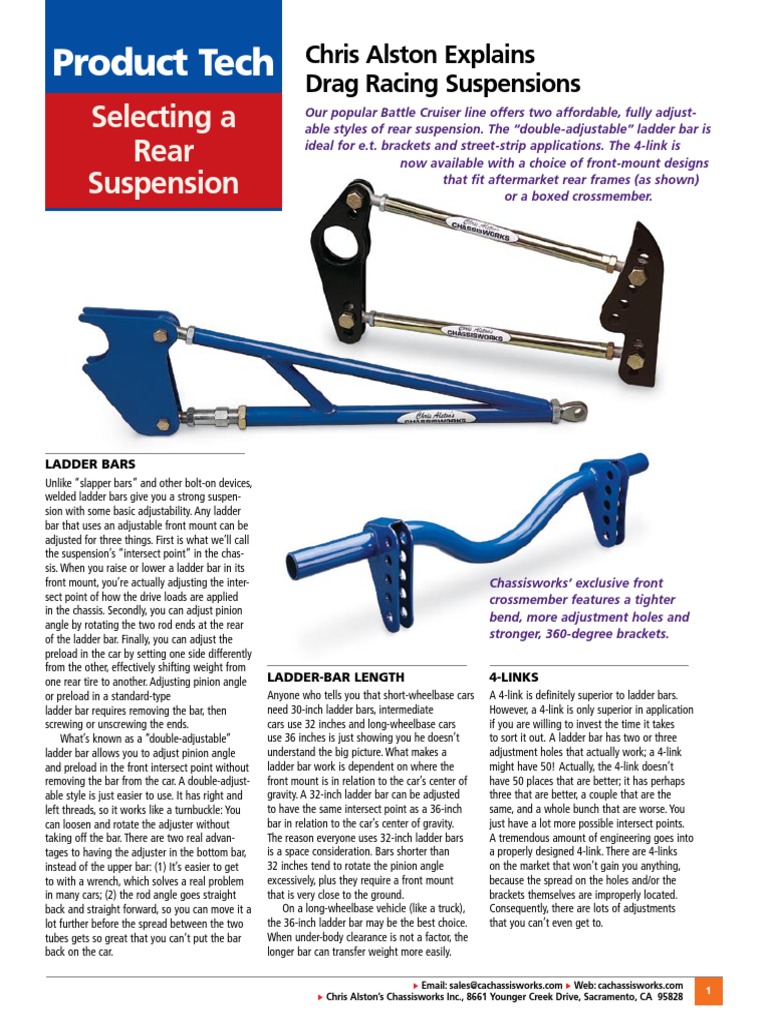 4 Link Explained Suspension (Vehicle) Automobiles