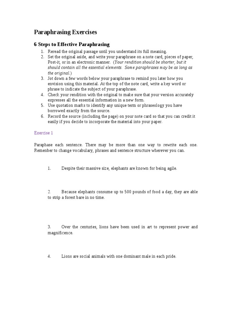 paraphrasing-exercises-with-answers-pdf