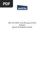 Netis Wireless WF-2117 QIG V1.0