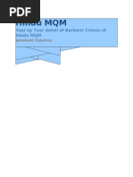 Download Hindu MQM Year by Year Detail of Barbaric Crimes of Hindu MQM by Jamshaidzubairee SN21985228 doc pdf