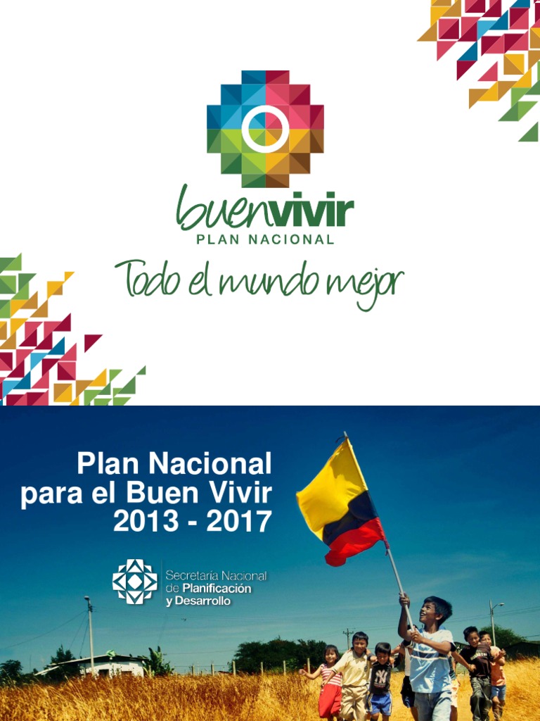 PRESENTACIÓN PLAN NACIONAL DEL BUEN VIVIR ECUADOR