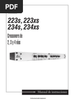 Manual de Crossover dbx 234s/234xl | PDF