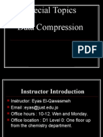 Special Topics Data Compression