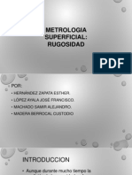 Metrología de La Formas (Rugosidad)