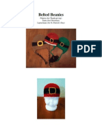 Belted Beanies - Pilgrim, Santa, & Leprechaun (Newborn-Adult)