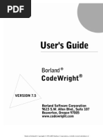 Code Wright Userguide 750