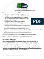 Coaching Questionaire